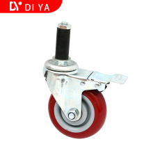 High Quality Factory Price PU Universal brake Caster Wheels